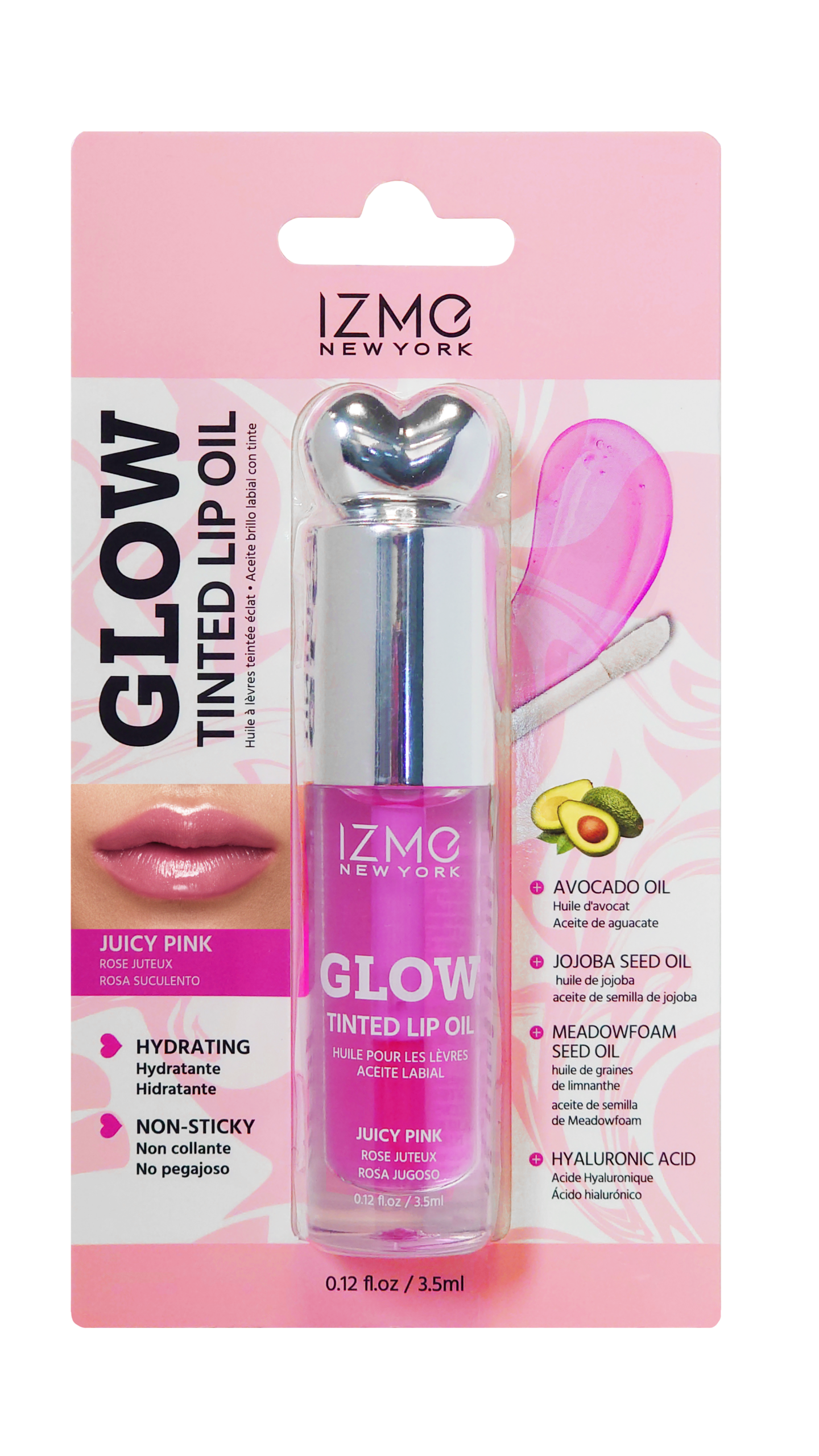 Glow Tinted Lip Oil Juicy Pink
